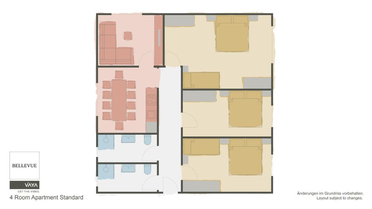 Haus Bellevue By Vaya Inklusive Super Sommer Card แซร์เฟาส์ ภายนอก รูปภาพ